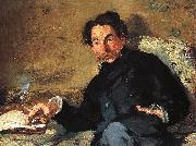 Edouard Manet Portrait of Stephane Mallarme Sweden oil painting reproduction